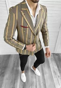 Sacou barbati slim fit 1049 imagine