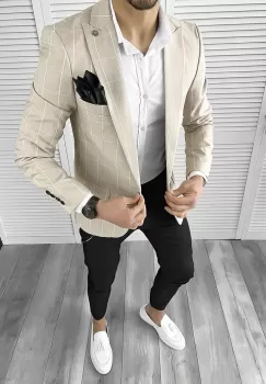 Sacou barbati slim fit 1142 imagine