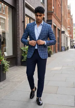 Sacou barbati slim fit 544 imagine