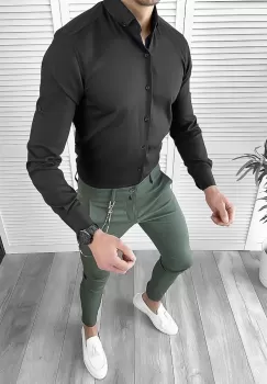 Tinuta barbati smart casual Pantaloni + Camasa 10108 imagine