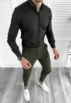 Tinuta barbati smart casual Pantaloni + Camasa 10254 imagine