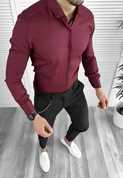 Tinuta barbati smart casual Pantaloni + Camasa 10340 imagine