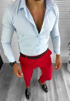 Tinuta barbati smart casual Pantaloni + Camasa 12629 E imagine