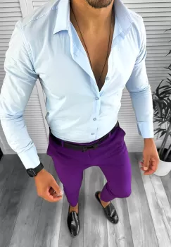 Tinuta barbati smart casual Pantaloni + Camasa 12710 imagine