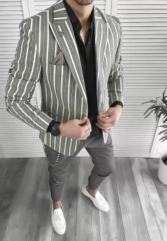 Tinuta barbati smart casual Pantaloni + Camasa + Sacou 10089 imagine