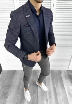 Tinuta barbati smart casual Pantaloni + Camasa + Sacou 10264 imagine