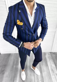 Tinuta barbati smart casual Pantaloni + Camasa + Sacou 10289 imagine