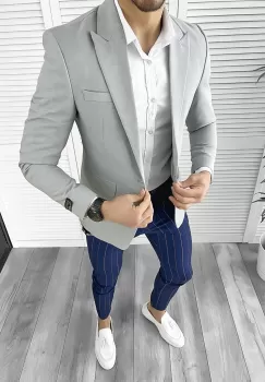 Tinuta barbati smart casual Pantaloni + Camasa + Sacou 10509 imagine