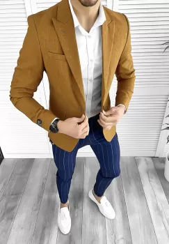 Tinuta barbati smart casual Pantaloni + Camasa + Sacou 10511 imagine