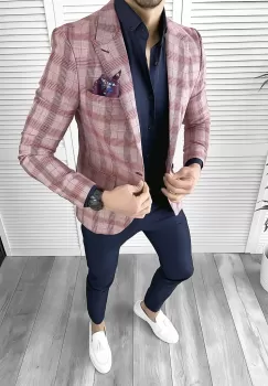 Tinuta barbati smart casual Pantaloni + Camasa + Sacou 10530 imagine