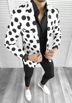 Tinuta barbati smart casual Pantaloni + Camasa + Sacou 10557 imagine