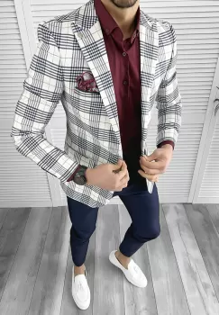 Tinuta barbati smart casual Pantaloni + Camasa + Sacou 10566 imagine