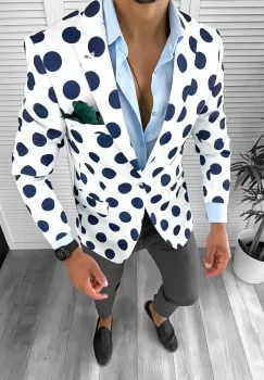 Tinuta barbati smart casual Pantaloni + Camasa + Sacou 12713 imagine