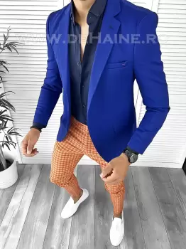 Tinuta barbati smart casual Pantaloni + Camasa + Sacou B8433 imagine