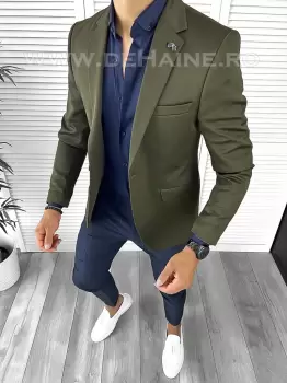 Tinuta barbati smart casual Pantaloni + Camasa + Sacou B8450 imagine