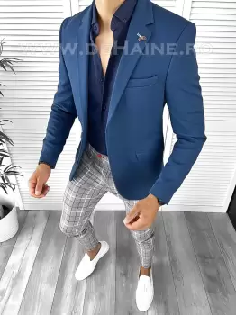 Tinuta barbati smart casual Pantaloni + Camasa + Sacou B8455 imagine