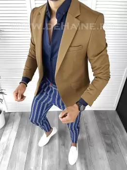 Tinuta barbati smart casual Pantaloni + Camasa + Sacou B8458 imagine