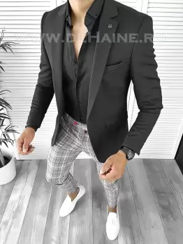 Tinuta barbati smart casual Pantaloni + Camasa + Sacou B8467 imagine