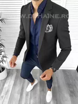 Tinuta barbati smart casual Pantaloni + Camasa + Sacou B8471 imagine