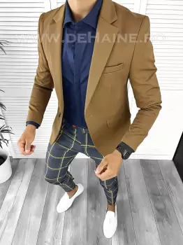 Tinuta barbati smart casual Pantaloni + Camasa + Sacou B8514 imagine