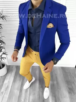 Tinuta barbati smart casual Pantaloni + Camasa + Sacou B8521 imagine