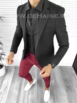 Tinuta barbati smart casual Pantaloni + Camasa + Sacou B8525 imagine