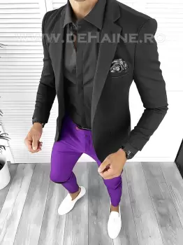 Tinuta barbati smart casual Pantaloni + Camasa + Sacou B8534 imagine