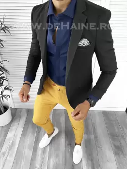 Tinuta barbati smart casual Pantaloni + Camasa + Sacou B8552 imagine