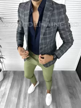 Tinuta barbati smart casual Pantaloni + Camasa + Sacou B9210 imagine