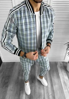 Trening barbati slim fit Pantaloni + Hanorac cu defect DEF571 D2-5.2 imagine