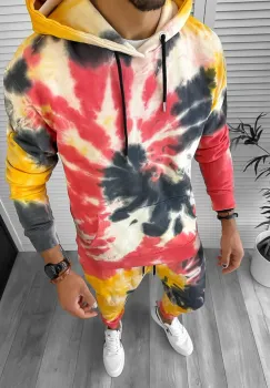 Trening barbati slim fit Pantaloni + Hanorac K022 imagine