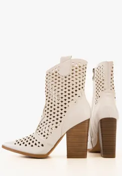 Botine dama Allaka Albe imagine