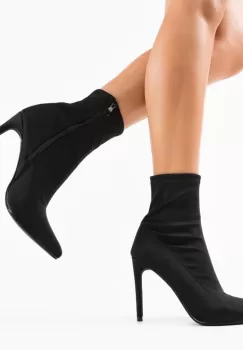 Botine dama Amira Negre imagine