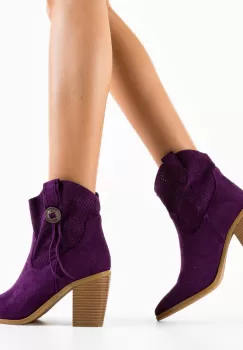 Botine dama Atterbe Mov imagine