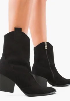 Botine dama Badalun Negre 2 imagine