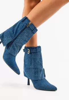 Botine dama Bastion Albastre imagine