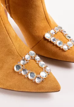 Botine dama Bettos Camel imagine