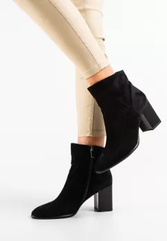 Botine dama Booker Negre imagine