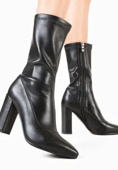 Botine dama Brada Negre imagine