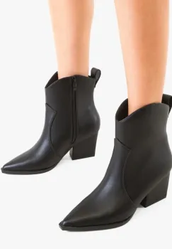 Botine dama Brebly Negre 2 imagine