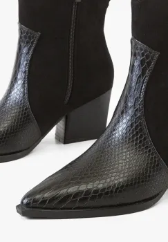 Botine dama Brebly Negre imagine