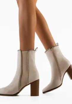 Botine dama Capitani Bej imagine