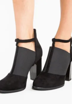 Botine dama Celeste Negre 2 imagine