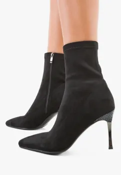 Botine dama Crebb Negre imagine
