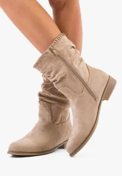 Botine dama Diagon Khaki imagine