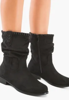 Botine dama Diagon Negre imagine
