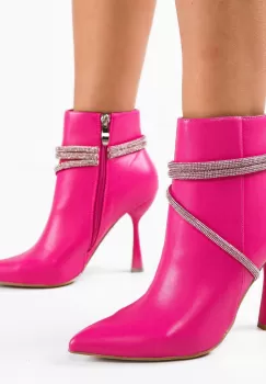 Botine dama Dixon Fuchsia imagine