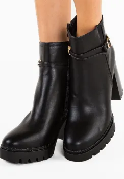 Botine dama Farra Negre imagine