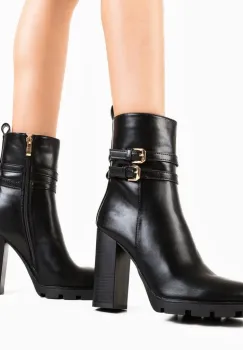 Botine dama Firmin Negre imagine