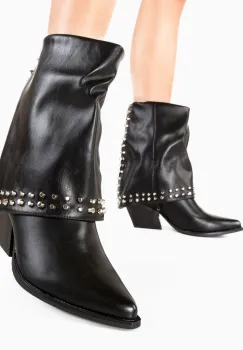 Botine dama Floor Negre imagine